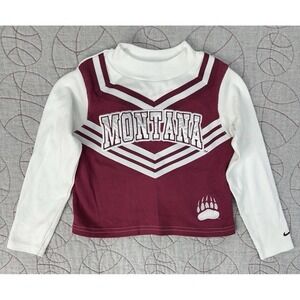 Montana Grizzlies Cheerleading Top Team Short / Little Girls Size 4T